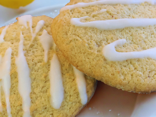 Lemon drizzle cookies